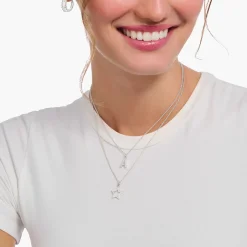 Sale Chaîne à breloque lettreA, argent Femme Chaînes & Colliers|Argent 925