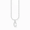 Outlet Chaîne à breloque lettreC, argent Femme Chaînes & Colliers|Argent 925