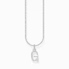 New Chaîne à breloque lettreG, argent Femme Chaînes & Colliers