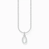 New Chaîne à breloque lettreO, argent Femme Chaînes & Colliers