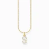 Discount Chaîne à breloque lettreS, dorée Femme Chaînes & Colliers|Placage Or 18 Carats - Argent 925