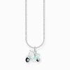 Sale Chaîne à breloque scooter vert menthe, argent Femme Chaînes & Colliers|Argent 925