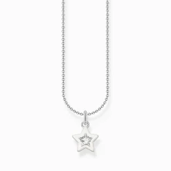 Online Chaîne à breloque étoile, argent Femme Chaînes & Colliers