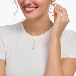 Online Chaîne à breloque étoile, argent Femme Chaînes & Colliers
