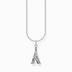 New Chaîne à breloque tour Eiffel, argent Femme Chaînes & Colliers