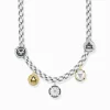 Hot Chaîne avec médailles Elements of Nature argent Chaînes & Colliers|Placage Or 18 Carats - Argent 925