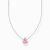 Flash Sale Chaîne avec pendentif goutte rose, argent Femme Chaînes & Colliers|Argent 925