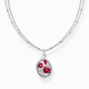 New Chaîne avec pendentif Roses Romance argent Femme Chaînes & Colliers|Argent 925