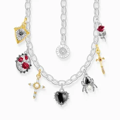 Clearance Chaîne avec pendentifs True Romance en argent Femme Chaînes & Colliers|Argent 925