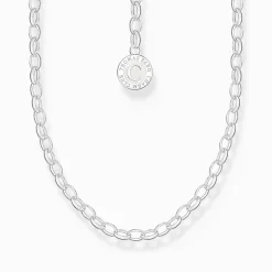 New Chaîne Charm et médaille argent Femme Charm Chaînes|Charm Chaînes