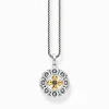 Sale Chaîne croix pierres noires or Femme Chaînes & Colliers|Placage Or 18 Carats - Argent 925