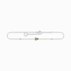 Discount Chaîne de cheville ananas argent Femme Chaînes De Cheville