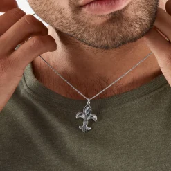 Discount Chaîne fleur de lys Femme Chaînes & Colliers|Chaînes & Colliers