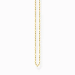 Discount Chaîne maille jaseron Épaisseur 2,00 mm (0,08 Inch) Femme Chaînes & Colliers|Placage Or 18 Carats - Argent 925