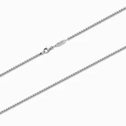 Discount Chaîne maille vénitienne noircie Épaisseur 2,00 mm (0,08 Inch) Chaînes & Colliers|Argent 925