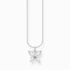 New Chaîne papillon pierres blanches Femme Chaînes & Colliers