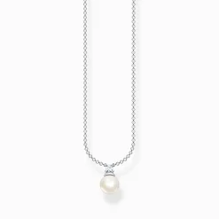 New Chaîne perle argent Femme Chaînes & Colliers|Argent 925