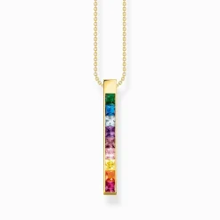 Discount Chaîne pierres colorées or Femme Chaînes & Colliers