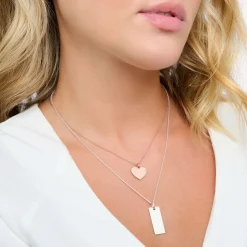 Fashion Chaîne tag argent Femme Chaînes & Colliers