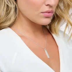 New Chaîne tag argent Femme Chaînes & Colliers
