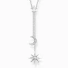 Sale Chaîne étoile & lune argent Femme Chaînes & Colliers