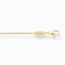 New Chaîne torsadée Épaisseur 1,10 mm (0,04 Inch) Femme Chaînes & Colliers|Placage Or 18 Carats - Argent 925