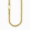 Store Chaîne Venezia plaquée or Épaisseur 5,00 mm (0,20 Inch) Femme Chaînes & Colliers|Chaînes & Colliers