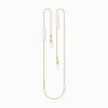 Sale Chaînes à lunettes perles blanches d’imitation couleur or jaune Femme Lunettes De Soleil|Lunettes De Soleil