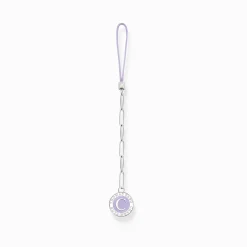 Flash Sale Charm Club chaîne mobile courte avec Charmista Coin argenté Accessoires