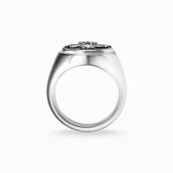 Cheap Chevalière fleur de lys Femme Bagues|Bagues
