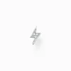 Best Clou d'oreille unique éclairs argent Femme Clous D'oreilles
