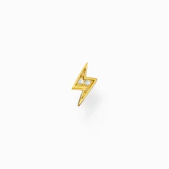 Clearance Clou d'oreille unique éclairs or Femme Clous D'oreilles