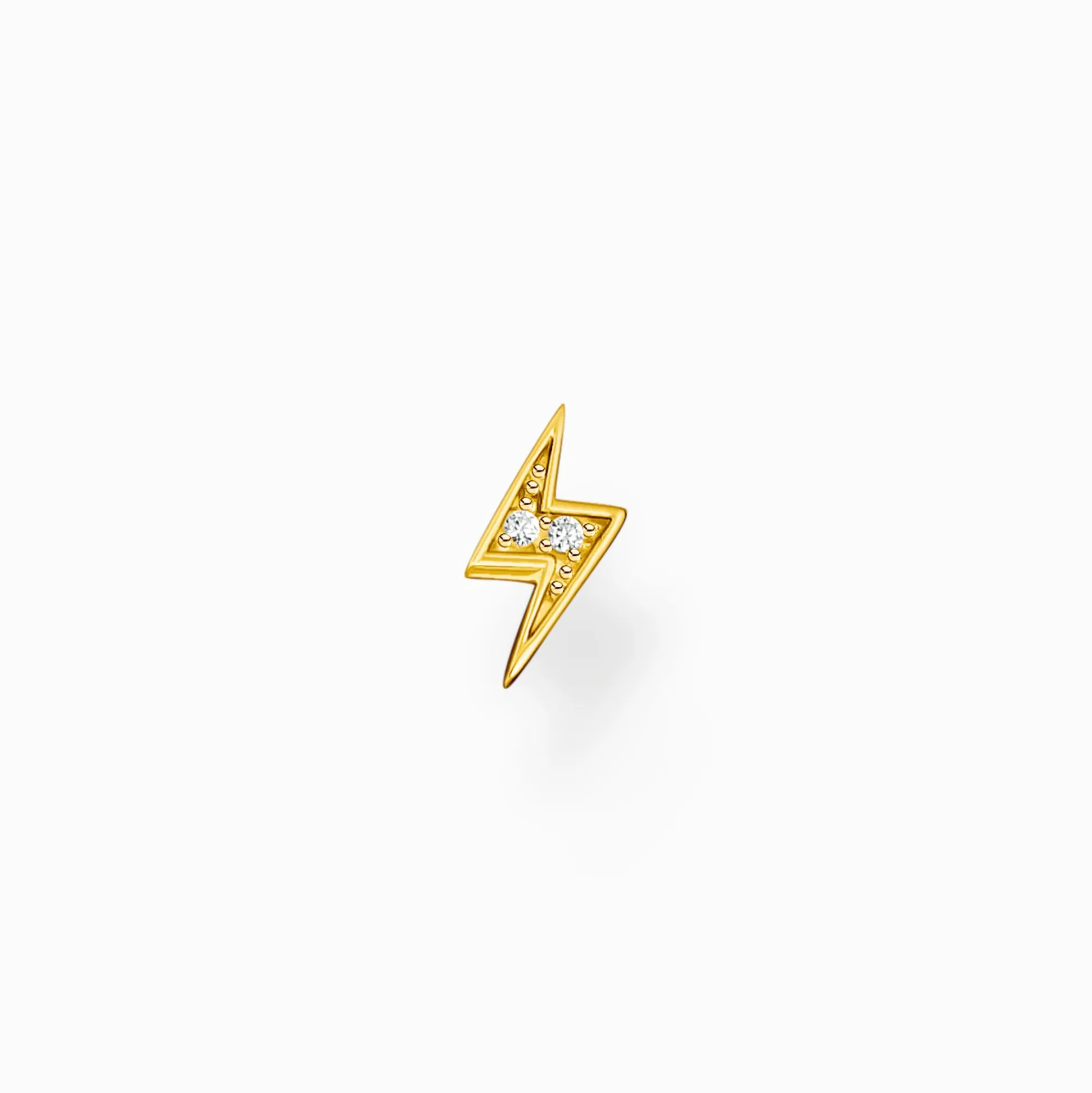 Clearance Clou d'oreille unique éclairs or Femme Clous D'oreilles