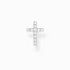Sale Clou d'oreille unique croix Femme Clous D'oreilles