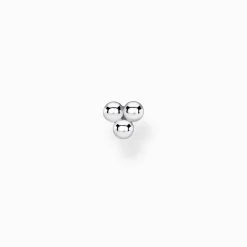 Sale Clou d'oreille unique perles argent Femme Clous D'oreilles