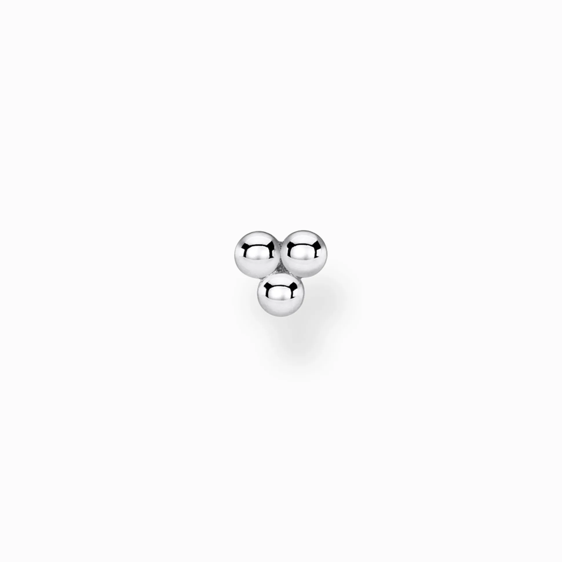 Sale Clou d'oreille unique perles argent Femme Clous D'oreilles