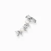 Cheap Clou d'oreille unique perles et cristaux de glace argent Femme Boucles D'oreilles|Clous D'oreilles