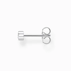 Best Clou d'oreille unique pierre blanche argent Femme Clous D'oreilles