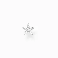 Shop Clou d'oreille unique étoile argent Femme Clous D'oreilles