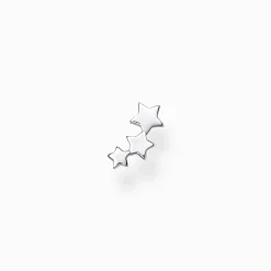 Shop Clou d'oreille unique étoiles argent Femme Clous D'oreilles