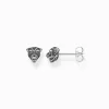 Outlet Clous d'oreilles Black Cat Femme Clous D'oreilles|Clous D’oreilles & Créoles