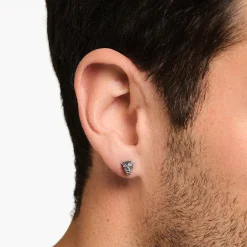 Outlet Clous d'oreilles Black Cat Femme Clous D'oreilles|Clous D’oreilles & Créoles