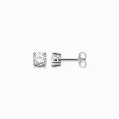 Clearance Clous d'oreilles pierre blanche Femme Clous D'oreilles
