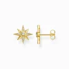 Cheap Clous d'oreilles étoile or Femme Clous D'oreilles|Placage Or 18 Carats - Argent 925