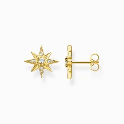 Cheap Clous d'oreilles étoile or Femme Clous D'oreilles|Placage Or 18 Carats - Argent 925