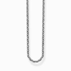 Best Sale Collier d'ancre en argent noirci épaisseur 2,50 mm (0,10 Inch) Chaînes & Colliers|Argent 925