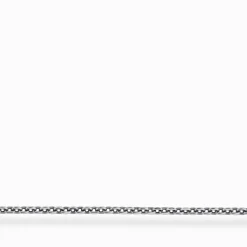 Best Sale Collier d'ancre en argent noirci épaisseur 2,50 mm (0,10 Inch) Chaînes & Colliers|Argent 925