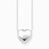 Hot Collier en argent avec pendentif en forme de cœur Femme Chaînes & Colliers|Argent 925