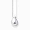 Clearance Collier en argent avec pendentif en forme de goutte organique Femme Chaînes & Colliers|Argent 925