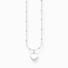 New Collier en argent avec pendentif en forme de cœur Femme Chaînes & Colliers|Argent 925